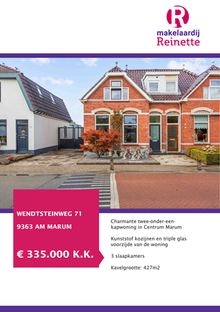 Brochure preview - Wendtsteinweg 71, 9363 AM MARUM (1)