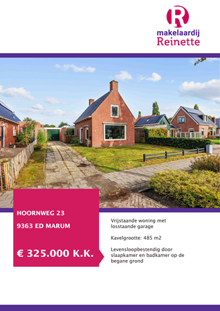 Brochure preview - Hoornweg 23, 9363 ED MARUM (1)