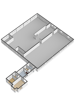 De Holm 15I, 9356 VA Tolbert - Begane grond - 3D.png