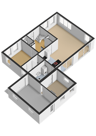 W F de Boerstraat 8, 9367 RT De Wilp - Begane grond - 3D.png