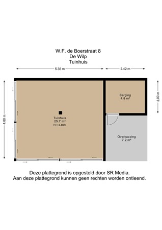 W F de Boerstraat 8, 9367 RT De Wilp - Tuinhuis - 2D.jpg