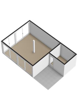 W F de Boerstraat 8, 9367 RT De Wilp - Tuinhuis - 3D.png