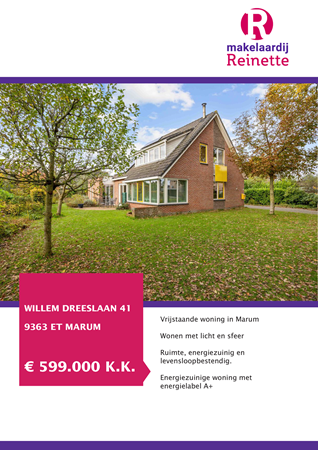 Brochure preview - Willem Dreeslaan 41, 9363 ET MARUM (1)