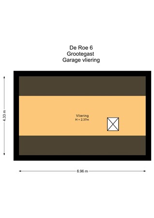 De Roe 6, 9861 BG Grootegast - Garage Vliering - 2D.jpg