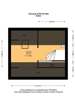 Veenweg 43, 9367 RA De Wilp - Zolder - 2D.jpg