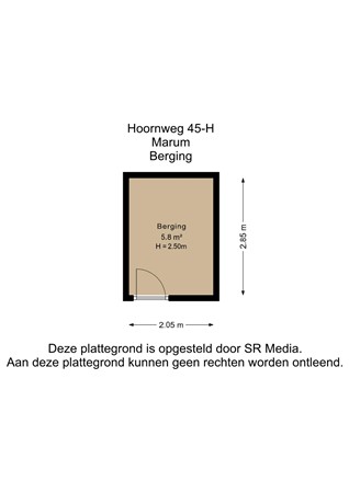 Hoornweg 45H, 9363 ED Marum - Berging - 2D.jpg