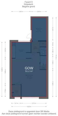 Fazant 9, 9843 GA Grijpskerk - Begane grond - markings.jpg