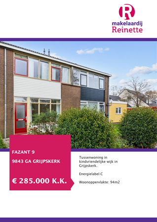 Brochure preview - Fazant 9, 9843 GA GRIJPSKERK (1)