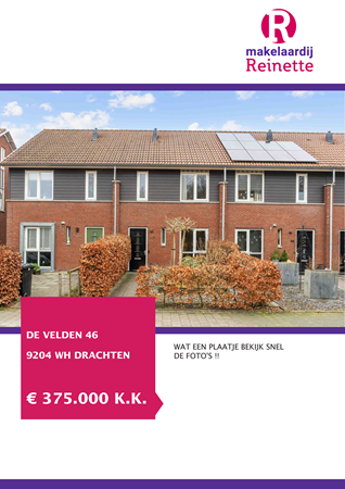 Brochure preview - De Velden 46, 9204 WH DRACHTEN (1)