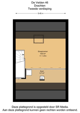 De Velden 46, 9204 WH Drachten - Tweede verdieping - 2D.jpg