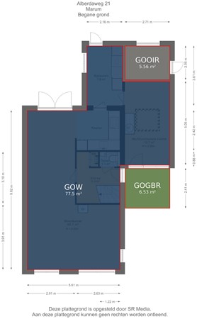 Alberdaweg 21, 9363 JN Marum - Begane grond - markings.jpg
