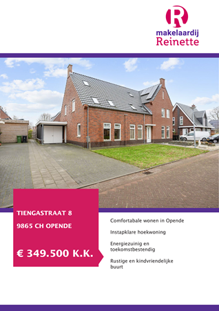Brochure preview - Tiengastraat 8, 9865 CH OPENDE (1)