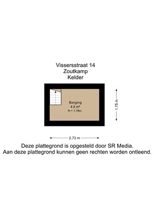 Vissersstraat 14, 9974 PW Zoutkamp - Kelder - 2D.jpg