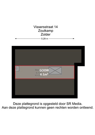 Vissersstraat 14, 9974 PW Zoutkamp - Zolder - markings.jpg