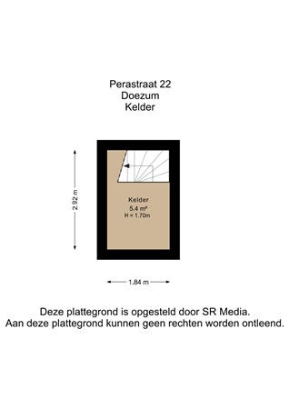 Perastraat 22, 9863 PL Doezum - Kelder - 2D.jpg