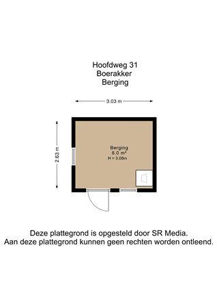 Hoofdweg 31, 9361 PB Boerakker - Berging - 2D.jpg