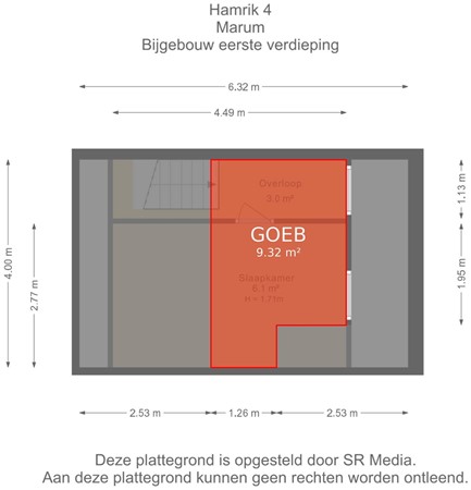 Hamrik 4, 9363 TD Marum - Bijgebouw eerste verdieping - markings.jpg