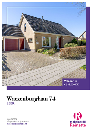 Brochure preview - Waezenburglaan 74, 9351 HG LEEK (1)