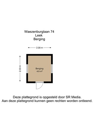 Waezenburglaan 74, 9351 HG Leek - Berging - 2D.jpg
