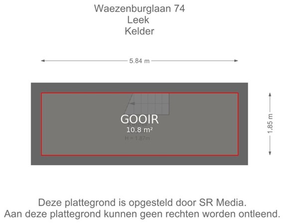 Waezenburglaan 74, 9351 HG Leek - Kelder - markings.jpg