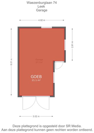 Waezenburglaan 74, 9351 HG Leek - Garage - markings.jpg