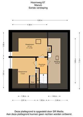 Hoornweg 67, 9363 EE Marum - Eerste verdieping - 2D.jpg