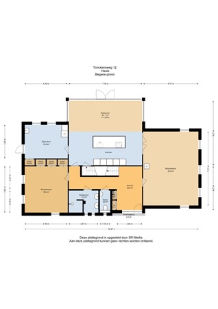Tonckensweg 12, 8432 PJ Haule - Begane grond - 2D.jpg