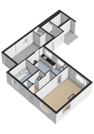 Plantsoen 18, 9367 PJ De Wilp - Begane grond - 3D.png