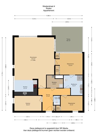 Westerstraat 4, 9301 BA Roden - Appartement - 2D.jpg