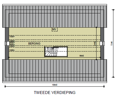 Schoolstraat, 9363 BH Marum - 'T Marheem bouwnummer 1 2e verdieping.png