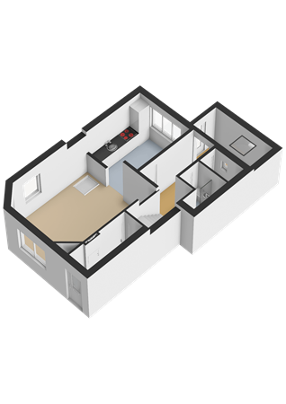 Vissersstraat 14, 9974 PW Zoutkamp - Begane grond - 3D.png