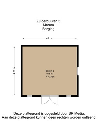 Zuiderbuuren 5, 9363 HK Marum - Berging - 2D.jpg