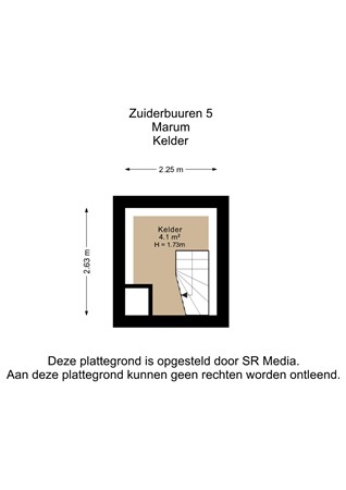 Zuiderbuuren 5, 9363 HK Marum - Kelder - 2D.jpg