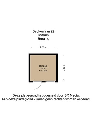 Beukenlaan 29, 9363 CE Marum - Berging - 2D.jpg