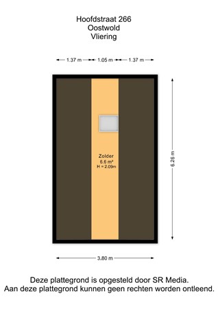 Hoofdstraat 266, 9828 PE Oostwold - Vliering - 2D.jpg