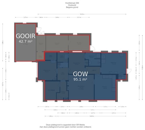 Hoofdstraat 266, 9828 PE Oostwold - Begane grond - markings.jpg