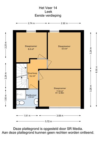 't Veer 14, 9351 DH Leek - Eerste verdieping - 2D.jpg