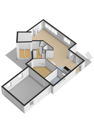A.S. Talmalaan 21A, 9363 EP Marum - Begane grond - 3D.png