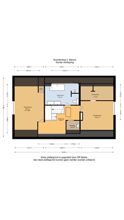 Noorderweg 3, 9363 AJ Marum - Eerste verdieping - 2D.jpg