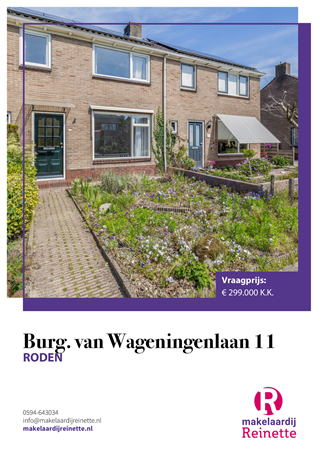 Brochure preview - Burgemeester Van Wageningenlaan 11, 9301 BS RODEN (1)