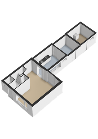 Burgemeester van Wageningenlaan 11, 9301 BS Roden - Begane grond - 3D.png