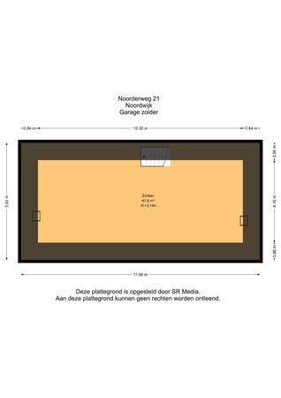 Noorderweg 21, 9824 PA Noordwijk - Garage zolder - 2D.jpg