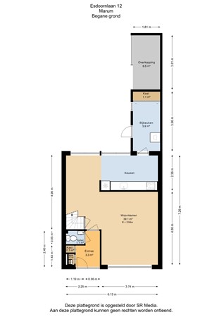 Esdoornlaan 12, 9363 CL Marum - Begane grond - 2D.jpg