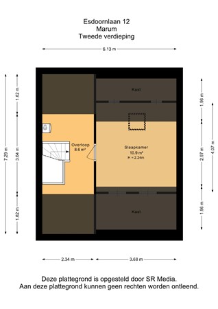 Esdoornlaan 12, 9363 CL Marum - Tweede verdieping - 2D.jpg