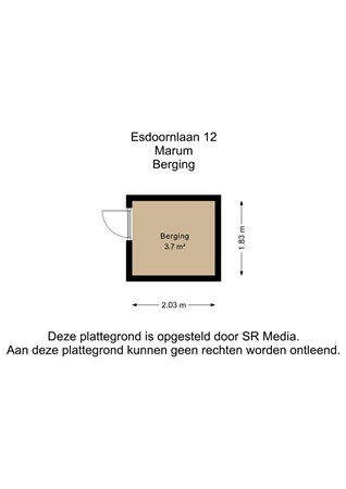 Esdoornlaan 12, 9363 CL Marum - Berging - 2D.jpg