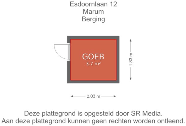 Esdoornlaan 12, 9363 CL Marum - Berging - markings.jpg