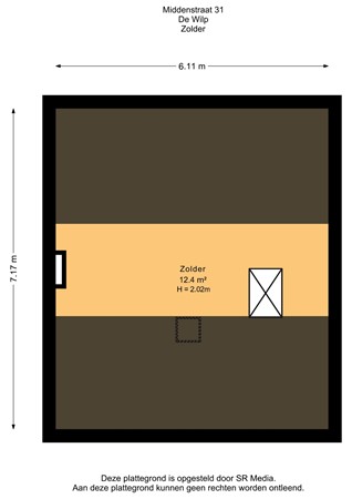 Middenstraat 31, 9367 PV De Wilp - Zolder - 2D.jpg