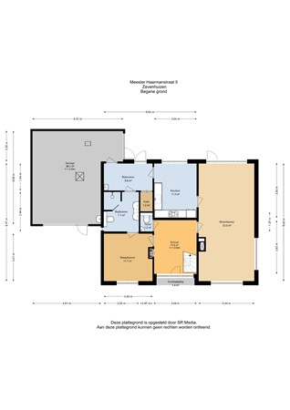 Meester Haarmanstraat 5, 9354 BG Zevenhuizen - Begane grond - 2D.jpg