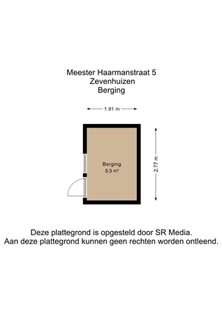 Meester Haarmanstraat 5, 9354 BG Zevenhuizen - Berging - 2D.jpg