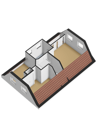 De Akker 6, 9865 BV Opende - Eerste verdieping - 3D.png